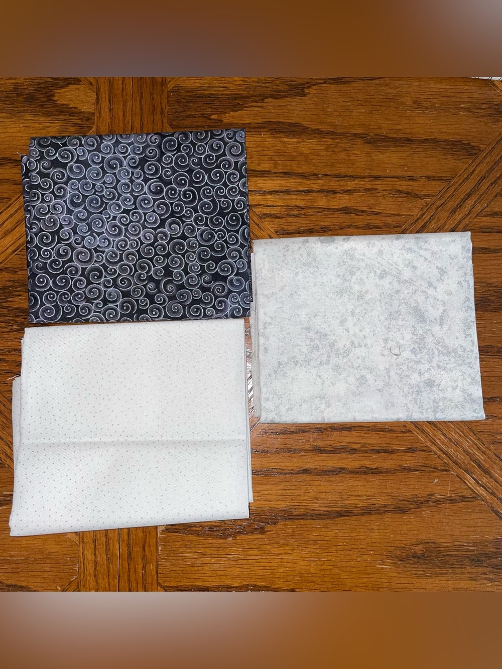 7 CottonFat Quarters Fabric Bundle Forks & Spoons/Teapots B & W Quilting Crafts - Picture 4 of 12